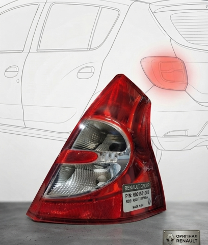 Задний правый стоп 6001551383 RENAULT