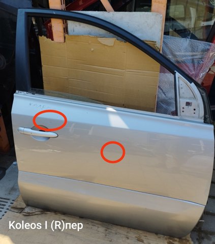 Пассажирская передняя дверь 801000030R RENAULT