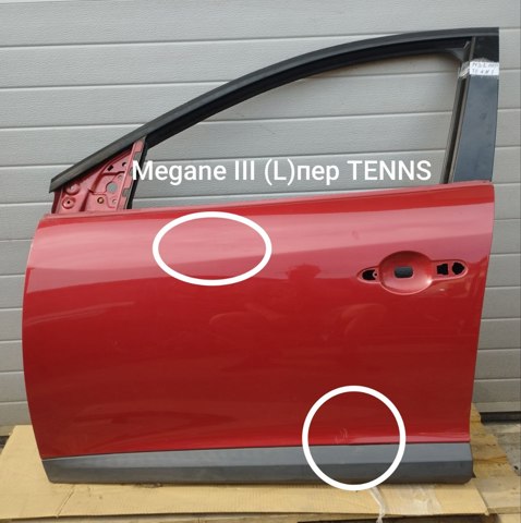 Передняя левая дверь 801011761R RENAULT