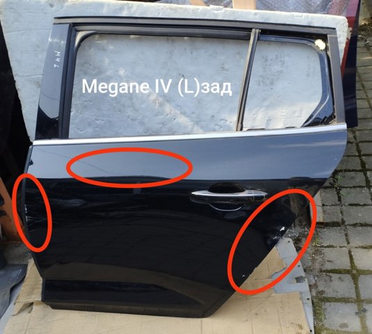 Дверь задняя, левая 821016189R RENAULT