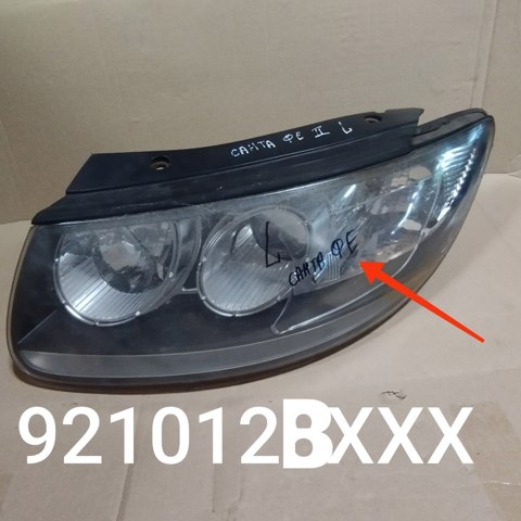 Фара основная левая 921012BXXX HYUNDAI