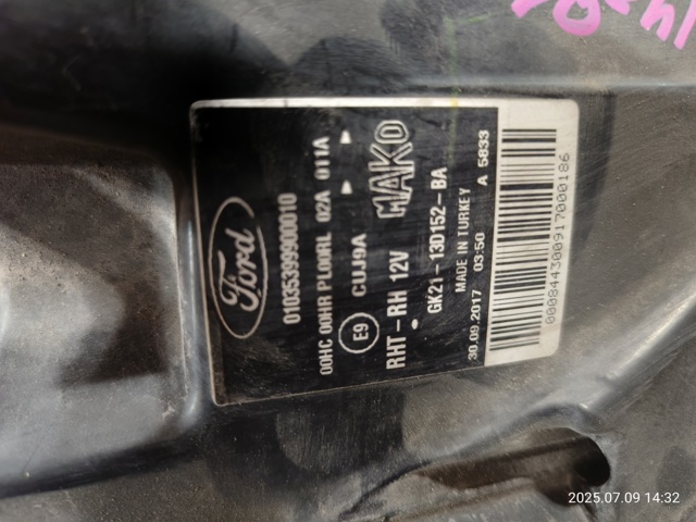 FORD GK2113D152BA Правая фара в наличии Ровно