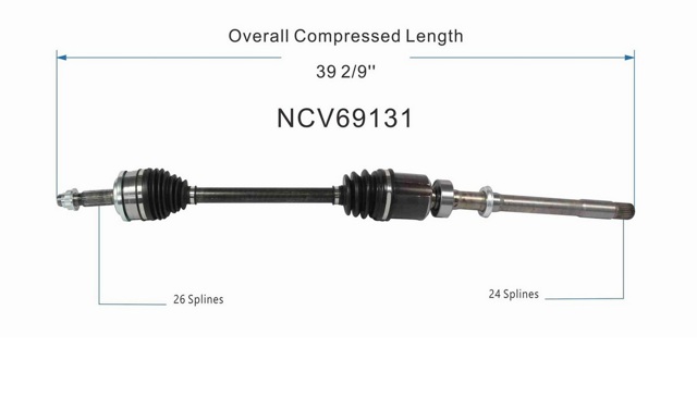 Вал приводной правый NCV69131 GSP