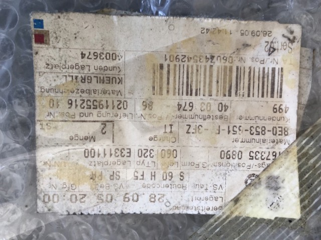 8E0853651 VAG Решетка радиатора купить в Львов