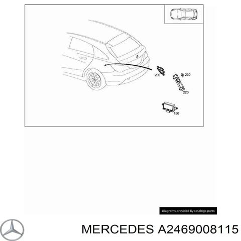 Модуль управления (ЭБУ) полным приводом A2469008115 MERCEDES
