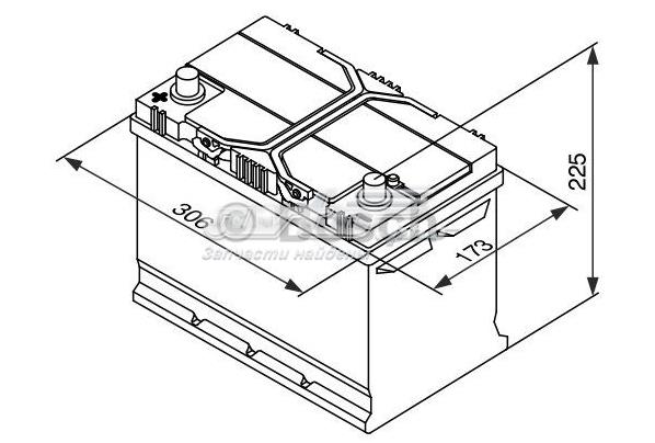 BOSCH 0092S40290 Аккумулятор в наличии Днепр