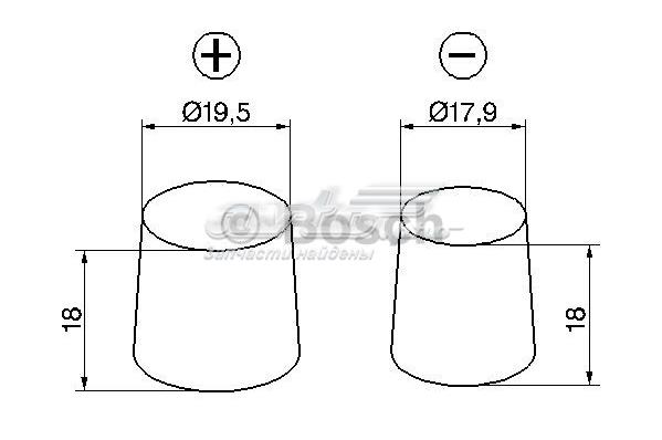 BOSCH 0092S50100 Аккумулятор в наличии Одесса
