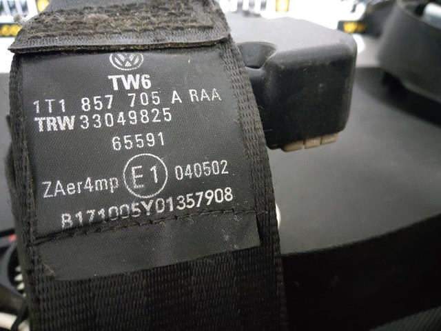 Ремень безопасности передний левый 1T1857705A VAG