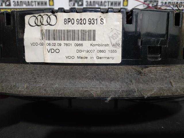 Приборная доска 8P0920931S VAG
