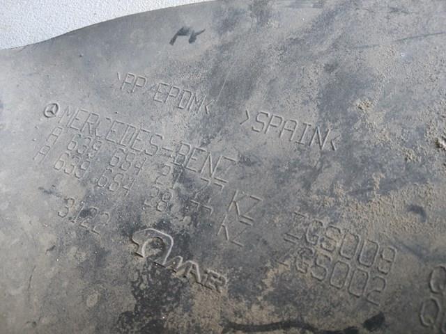 Задние подкрылки Мерседес-бенц Вито 2 (2003-2014)