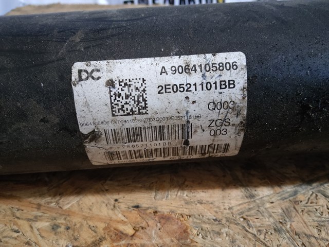 Вал карданный задний в сборе A9064105806 MERCEDES