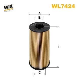 Фільтр масляний WL7424 WIX