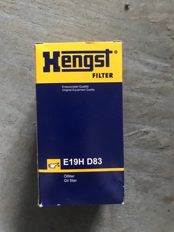 HENGST E19HD83 Фильтр масляный в наличии Запорожье