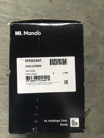 MANDO EFF00196T Фильтр топливный в наличии Черновцы