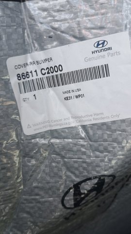 Бампер задний 86611C2000 HYUNDAI