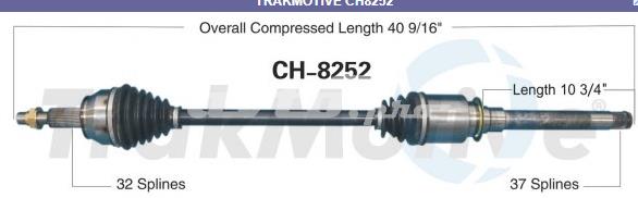 Привод передний правый 4578884AB CHRYSLER