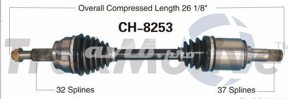 Привод передний левый 4578885AB CHRYSLER