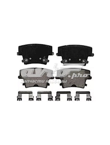 Задние колодки ZD1057 WAGNER