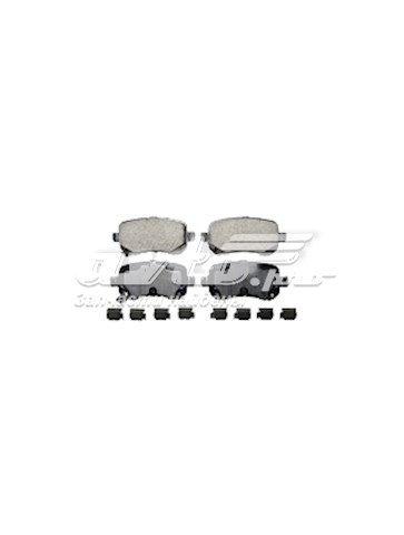 Колодки тормозные дисковые комплект ZD1326 WAGNER