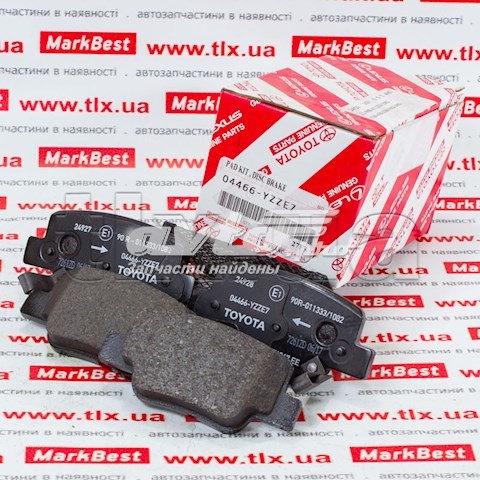 Колодки тормозные дисковые комплект 04466YZZE7 TOYOTA