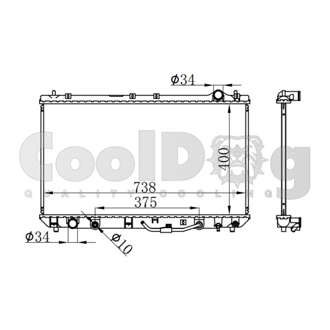 Радиатор CLD0092 CoolDog