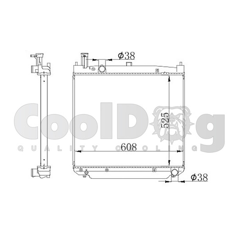 Радиатор основной CLD0174 CoolDog