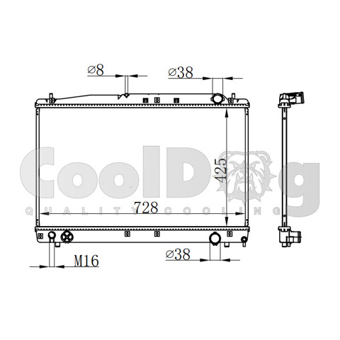 Радиатор CLD0199 CoolDog