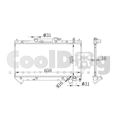 Радиатор охлаждения CLD0219 CoolDog