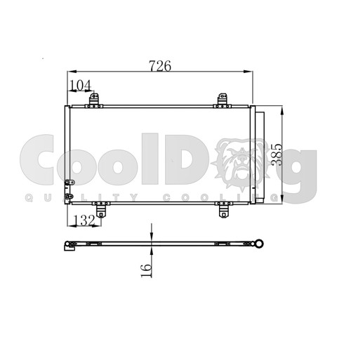 Трубопроводы и радиатор кондиционера Тойота Камри VII