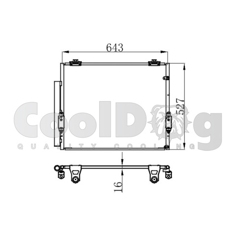 Конденсатор системы охлаждения CLD4025 CoolDog