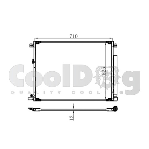 Радиатор охлаждения кондиционера CLD4034 CoolDog