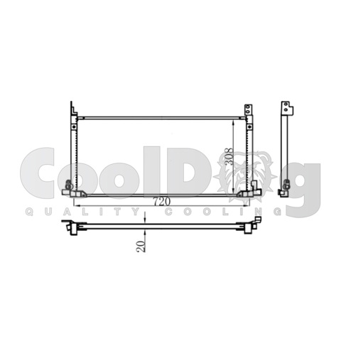 Радиатор кондиционера CLD4035 CoolDog