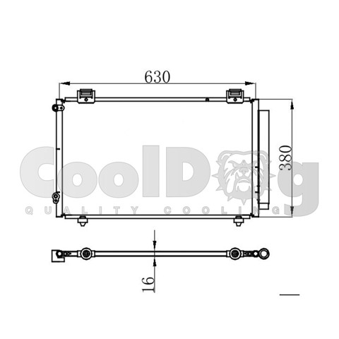 Конденсатор кондиционера CLD4047 CoolDog