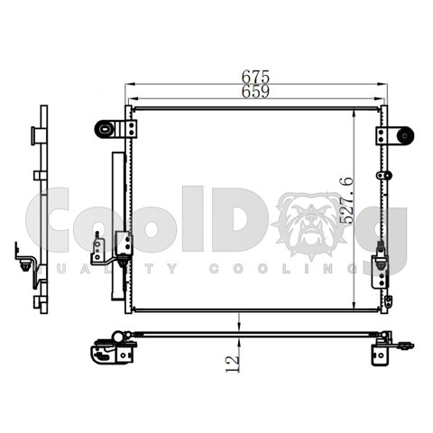 Конденсатор кондиционера CLD4049 CoolDog
