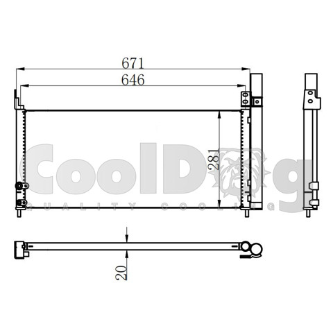 Конденсер CLD4059 CoolDog