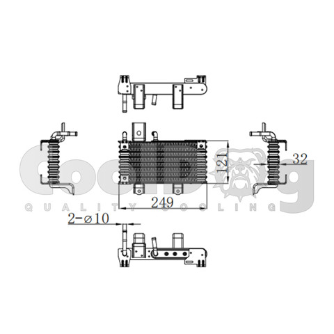 Радиатор АКПП CLD8105 CoolDog