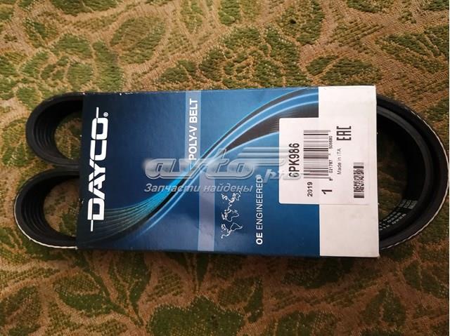 6PK986 Dayco ремень агрегатов приводной