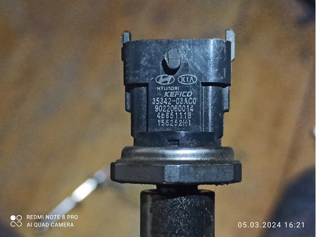 Датчик давления топлива 3534203AC0 HYUNDAI