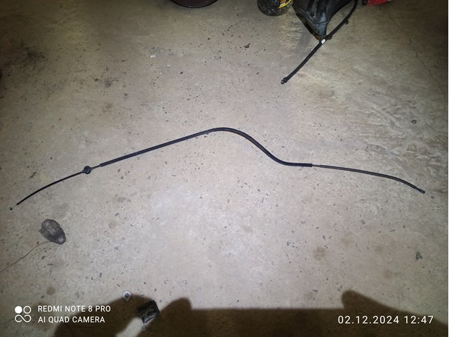 Трос открывания капота, задний 95B823535 PORSCHE