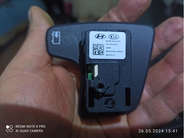 Механизм переключения передач, подрулевой 96780K4000TRY HYUNDAI