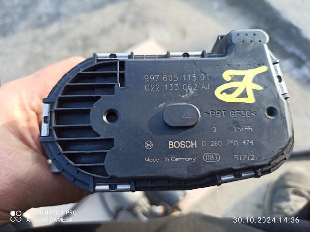 Дроссельная заслонка 99760511501 PORSCHE