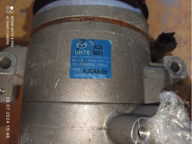 GHT661450A MAZDA Компрессор кондиционера купить в Харьков