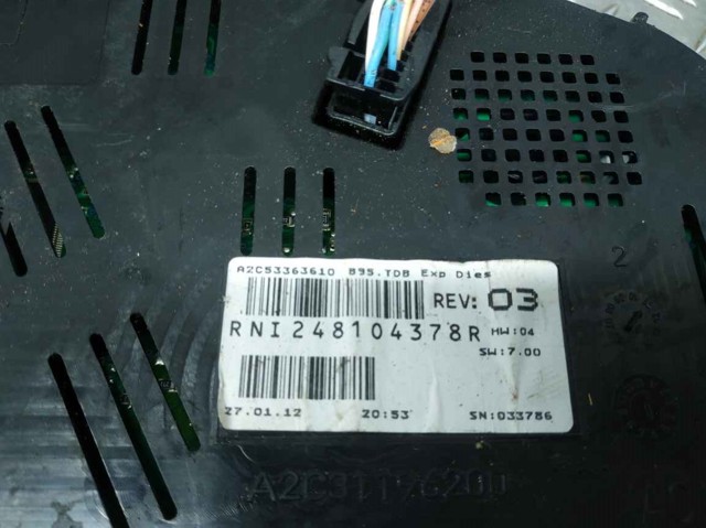 Приборная доска 248104378R RENAULT
