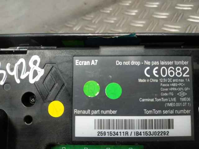 259153411R RENAULT Дисплей многофункциональный купить в Винница