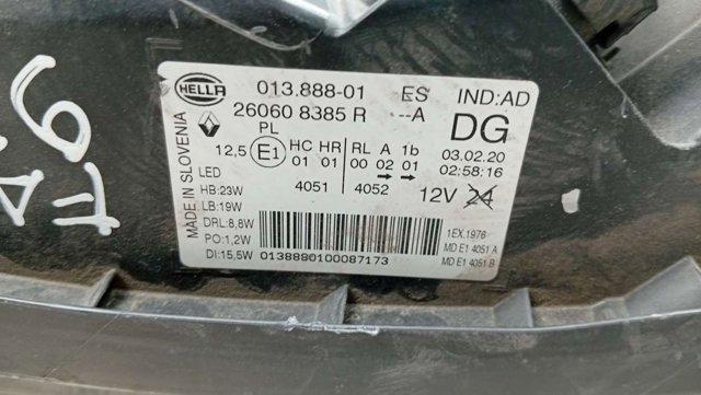 RENAULT 260608385R в наличии Каменское