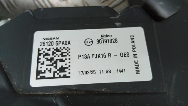 261206PA0A Габарит (указатель поворота) в бампере, правый купить Киев