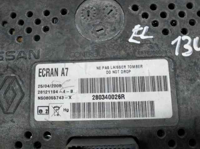 280340026R RENAULT Дисплей многофункциональный купить в Винница