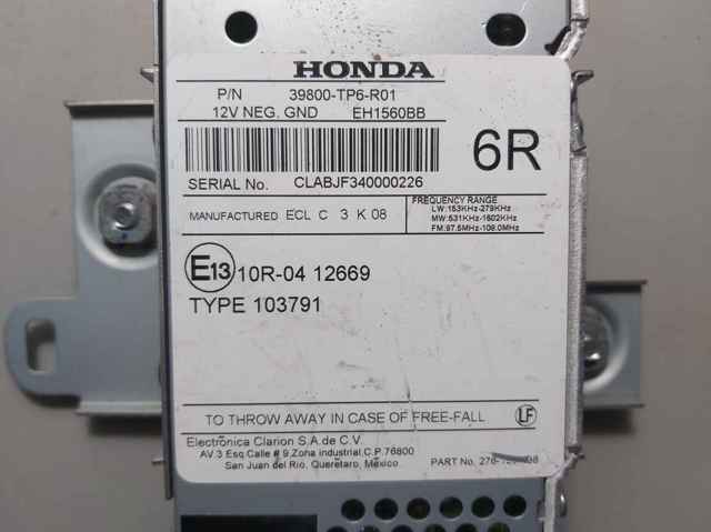 HONDA 39800TP6R01 в наличии Сумы
