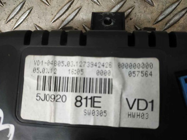 5J0920811E VAG Панель приборов купить в Кривой Рог