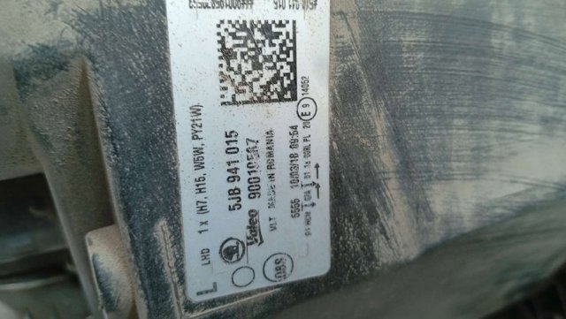 VAG 5JB941015 Левая фара в наличии Николаев